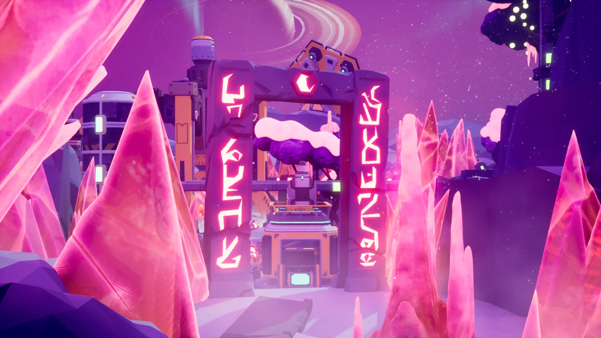 Exterior station grounds